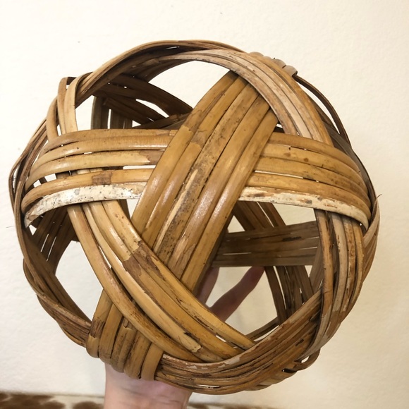 Wicker Ball Decor - Picture 1 of 3